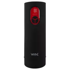   WYNE 07 - masturbátor s vibrací a sáním - akumulátorový - černý