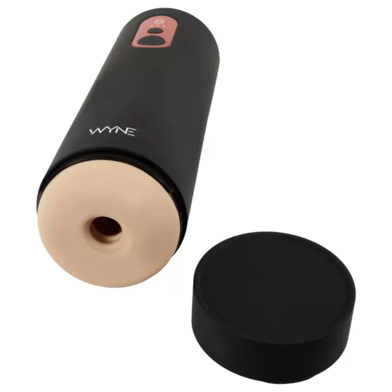 WYNE 08 - masturbátor s pohyblivou hlavicí - akumulátorový - černý