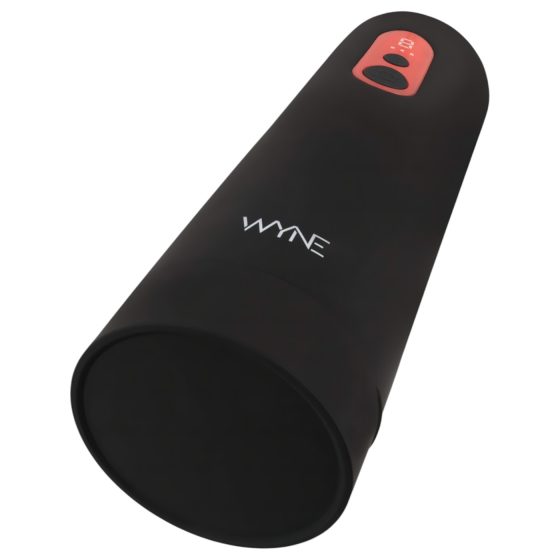 WYNE 08 - akumulátorový pohyblivý masturbátor (černý)