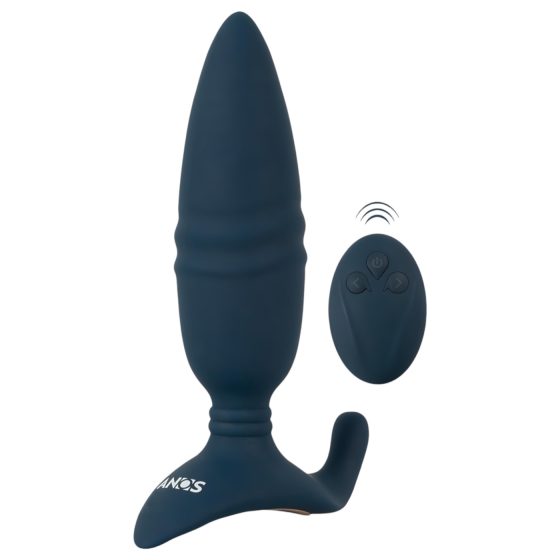 ANOS - rádiový pulzní anální vibrátor (modrý)