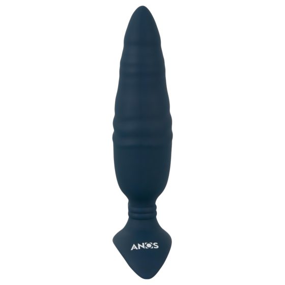 ANOS - rádiový pulzní anální vibrátor (modrý)