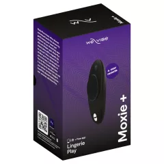   We-Vibe Moxie+ - nositelný klitorální vibrátor s aplikací a dálkovým ovládáním (černý)