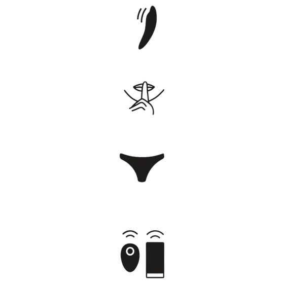 We-Vibe Moxie+ - chytrý rádiový vibrátor na klitoris (černý)