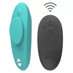   We-Vibe Moxie+ - nositelný klitoriální vibrátor s aplikací a dálkovým ovládáním (tyrkysový)