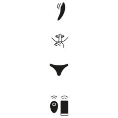   We-Vibe Moxie+ - bezdrátový, chytrý vibrační stimulátor klitorisu (tyrkysový)