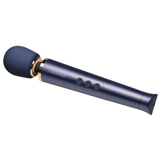Le Wand Petite - exkluzivní dobíjecí masážní vibrátor (modrý)