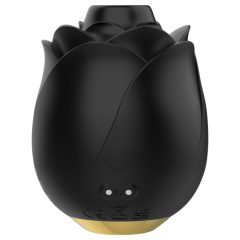   Fifty Shades of Grey - růžový vibrátor s vlněním vzduchu - černý