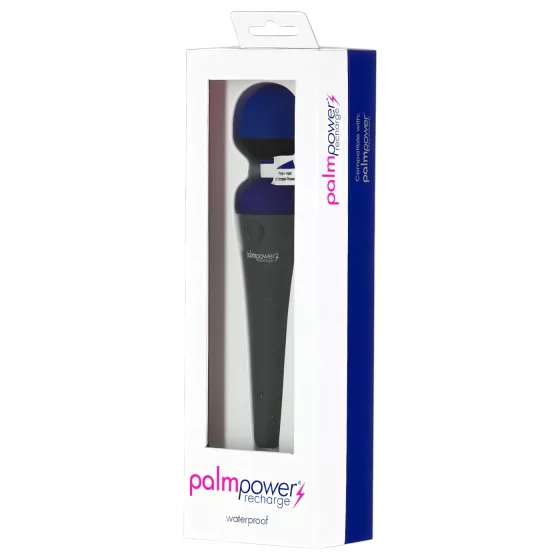 PalmPower recharge - akumulátorový masážní vibrátor (modrý)