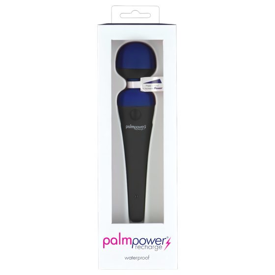 PalmPower recharge - dobíjecí masážní vibrátor (modrý)
