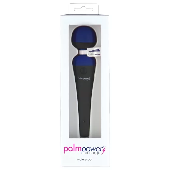 PalmPower recharge - akumulátorový masážní vibrátor (modrý)