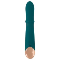   You2Toys Thumping Rabbit - kroužkový vibrátor (tyrkysový)