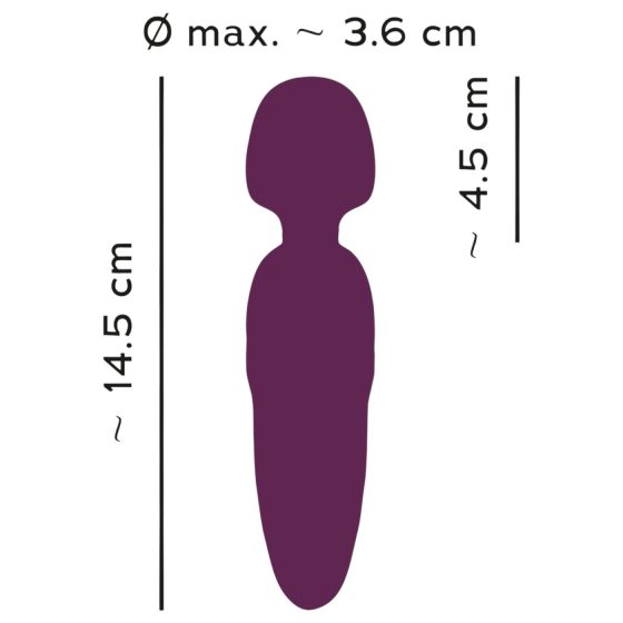 You2Toys Petite - akumulátorový masážní vibrátor (červený)