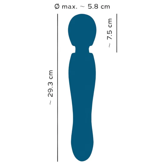 You2Toys Grande - masážní vibrátor s akumulátorem - modrá