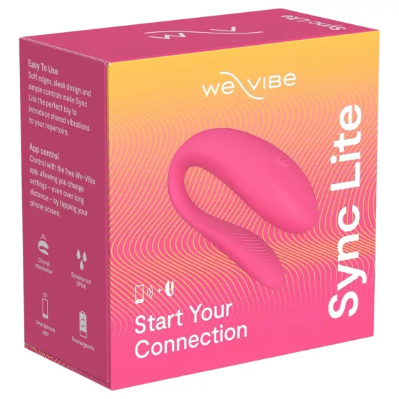 We-Vibe Sync Lite - párový vibrátor s aplikací a dálkovým ovládáním (růžový)
