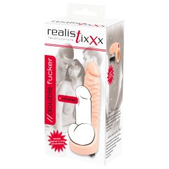   Realistixxx Double Fucker - připínací anální vibrátor (černý)