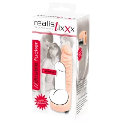   Realistixxx Double Fucker - nasazovací anální vibrátor (tělová barva)