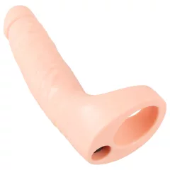   Realistixxx Double Fucker - nasazovací anální vibrátor (tělová barva)