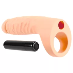   Realistixxx Double Fucker - nasazovací anální vibrátor (tělová barva)