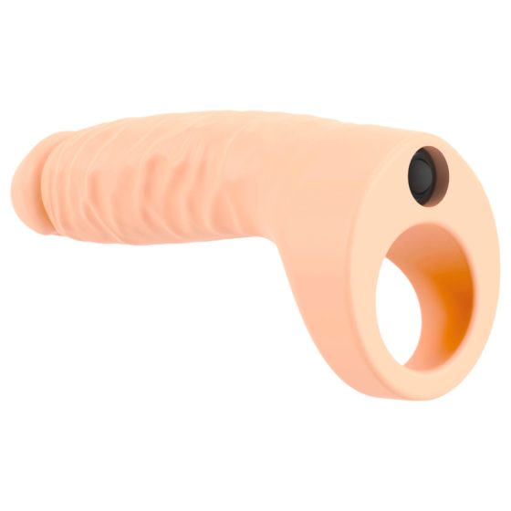 Realistixxx Double Fucker - připínací anální vibrátor (černý)