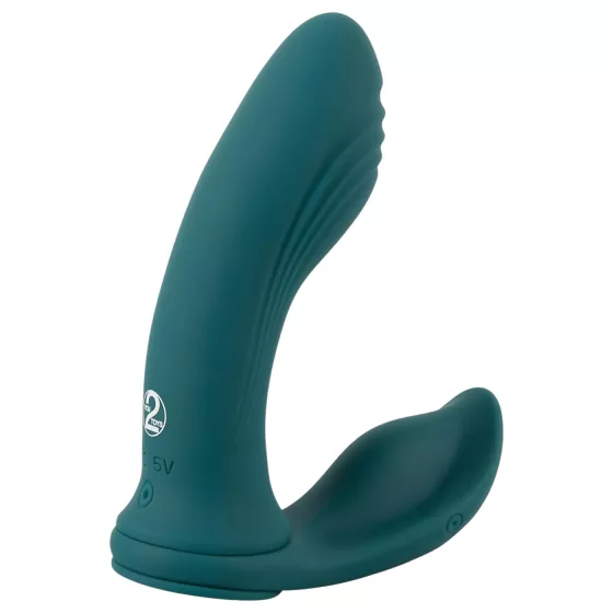 Couples Choice - vibrátor 3v1 pro páry - variabilní - tyrkysový
