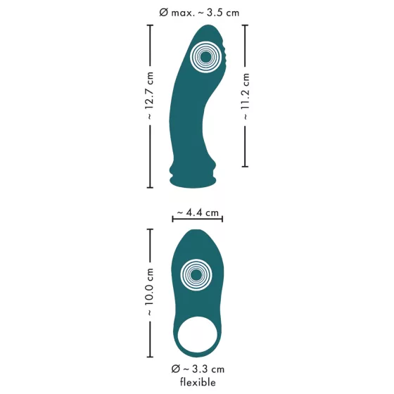 Couples Choice - vibrátor 3v1 pro páry - variabilní - tyrkysový