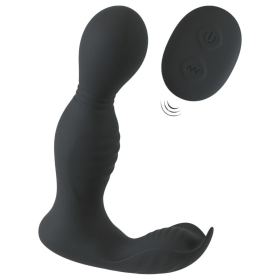 Rebel - dálkově ovládaný 2v1 prostata vibrátor (černý)