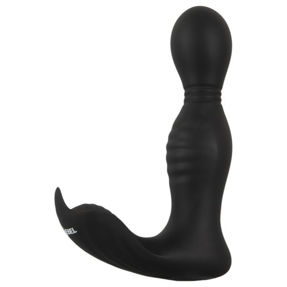 Rebel - dálkově ovládaný 2v1 prostata vibrátor (černý)