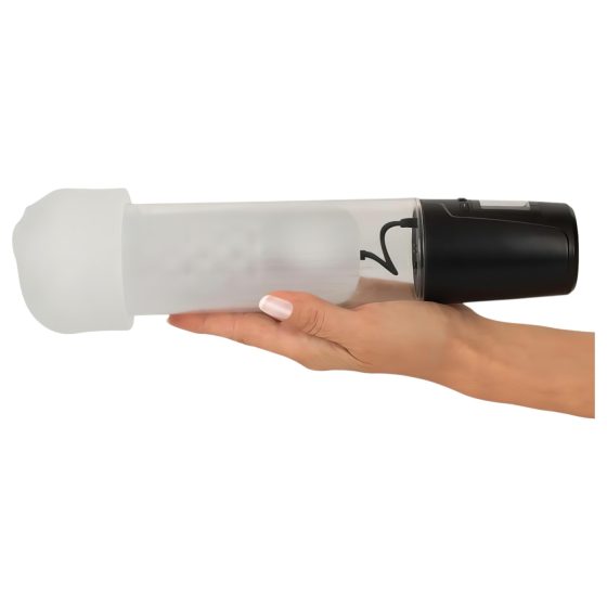 Mister Boner - akumulátorová automatická vakuová pumpa (černá-průhledná)
