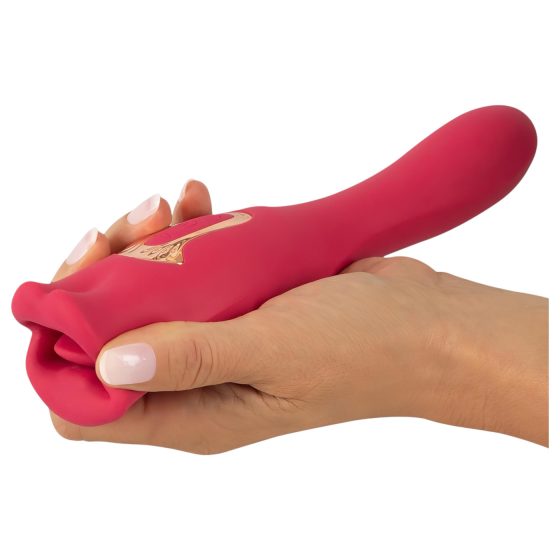 You2Toys - 2v1 jazykový vibrátor (růžový)