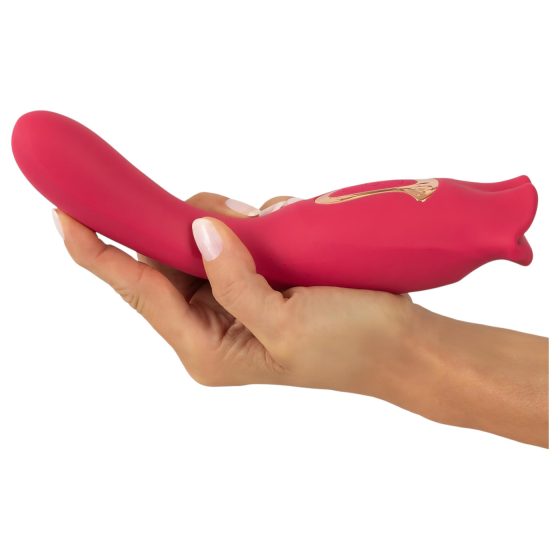 You2Toys - 2v1 jazykový vibrátor (růžový)