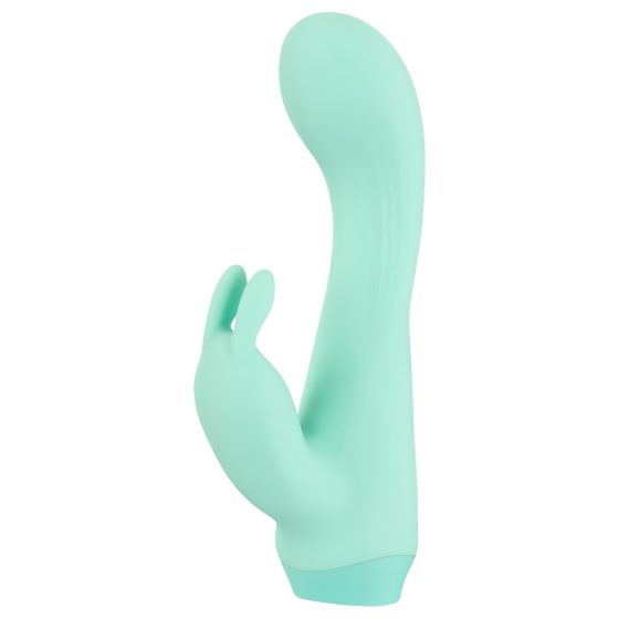 Cuties Mini 4 - akumulátorový, vodotěsný, zaječí vibrátor (zelený)