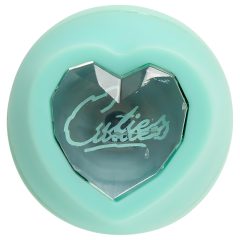   Cuties Mini 4 - akumulátorový, vodotěsný, zaječí vibrátor (zelený)