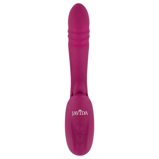 Javida Licking & Thrusting - lízací a pohybující se vibrátor (fialový)