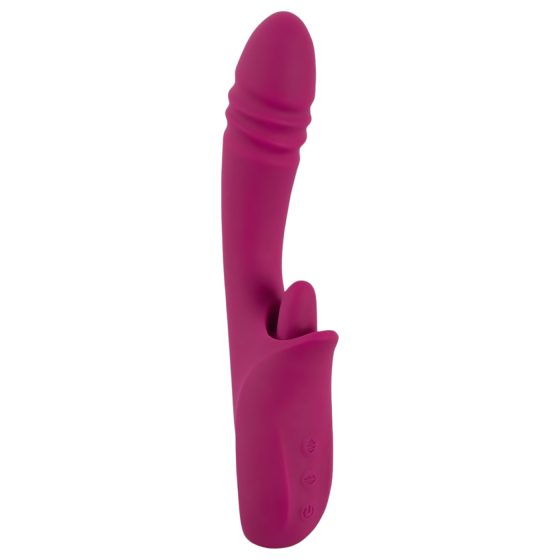 Javida Licking & Thrusting - lízací a pohybující se vibrátor (fialový)
