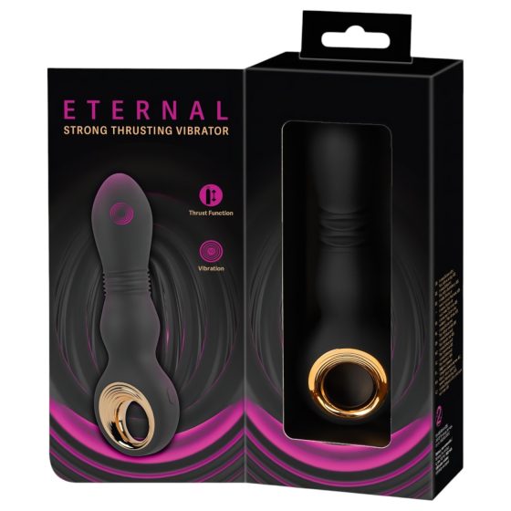 Eternal - silný vibrační stimulátor (černý)