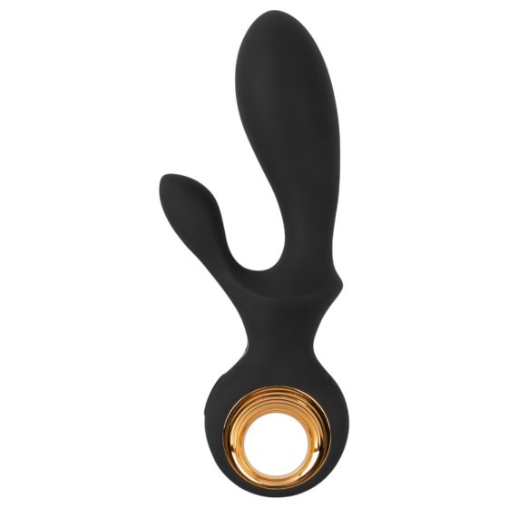 Eternal - nafukovací vibrátor s klitoriální stimulací (černý)