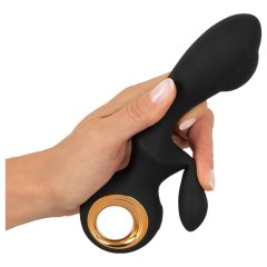  Eternal - nafukovací vibrátor s klitoriální stimulací (černý)