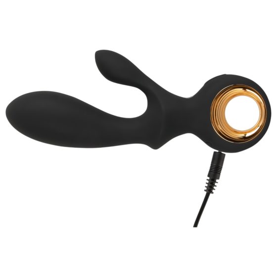 Eternal - nafukovací vibrátor s klitoriální stimulací (černý)