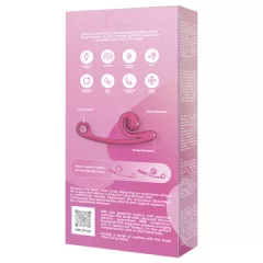 Snail Vibe Curve - 2v1 klitorální vibrátor (růžový)