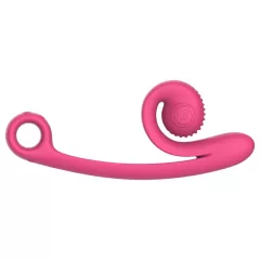 Snail Vibe Curve - 2v1 klitorální vibrátor (růžový)