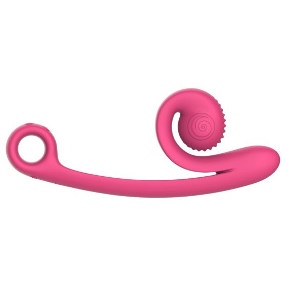 Snail Vibe Curve - 2v1 klitoridální vibrátor (růžový)