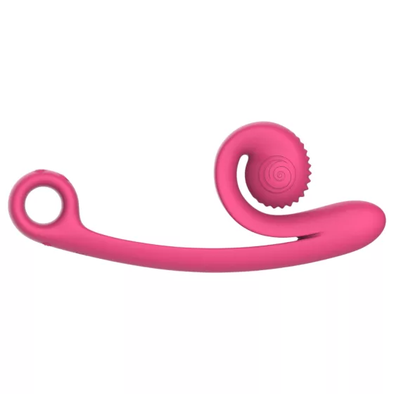 Snail Vibe Curve - 2v1 klitorální vibrátor (růžový)