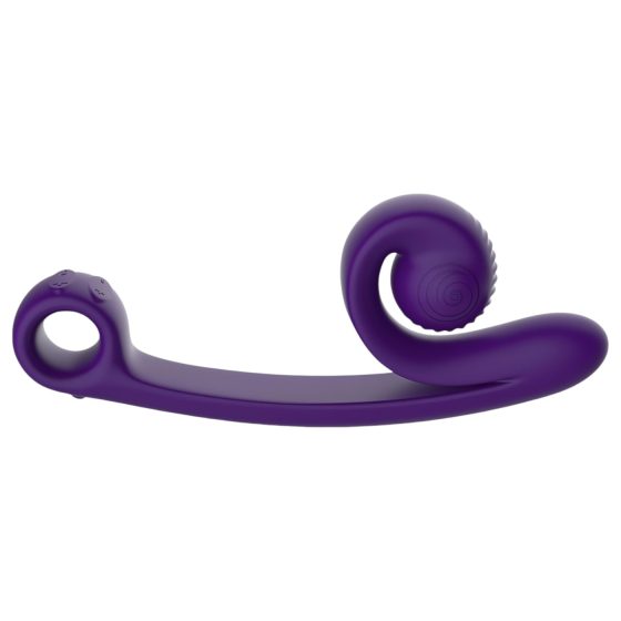 Snail Vibe Curve - 2v1 dráždidlo na klitoris a vibrátor (fialová)