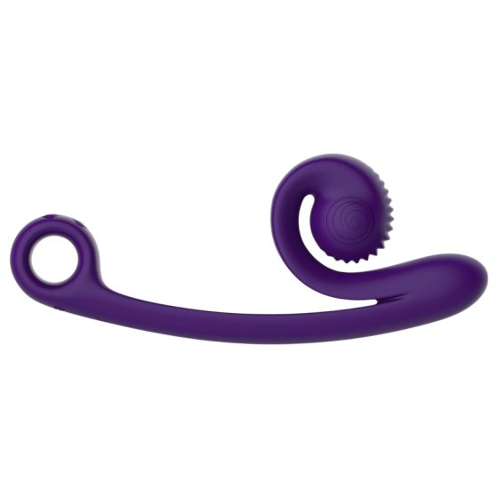 Snail Vibe Curve - 2v1 dráždidlo na klitoris a vibrátor (fialová)