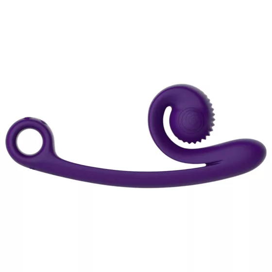 Snail Vibe Curve - vibrátor a stimulátor klitorisu 2v1 - fialový