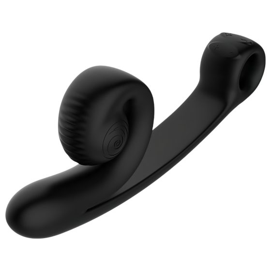 Snail Vibe Curve - 2v1 klitorální stimulátor a vibrátor (černý)