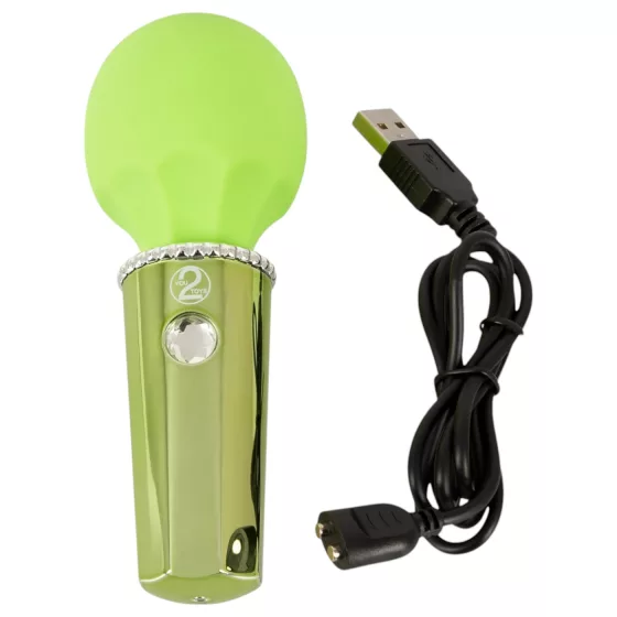 You2Toys Mini Wand - mini masážní vibrátor s akumulátorem (zelený)