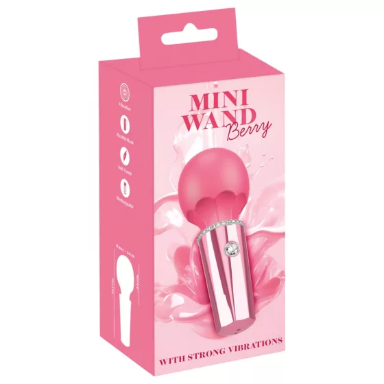 You2Toys Mini Wand - akumulátorový masážní vibrátor (růžový)