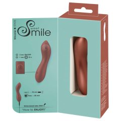   Smile - mini vibrátor na G-bod - flexibilní - bronzová barva