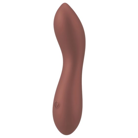 Smile - flexibilní mini vibrátor na bod G (bronzový)